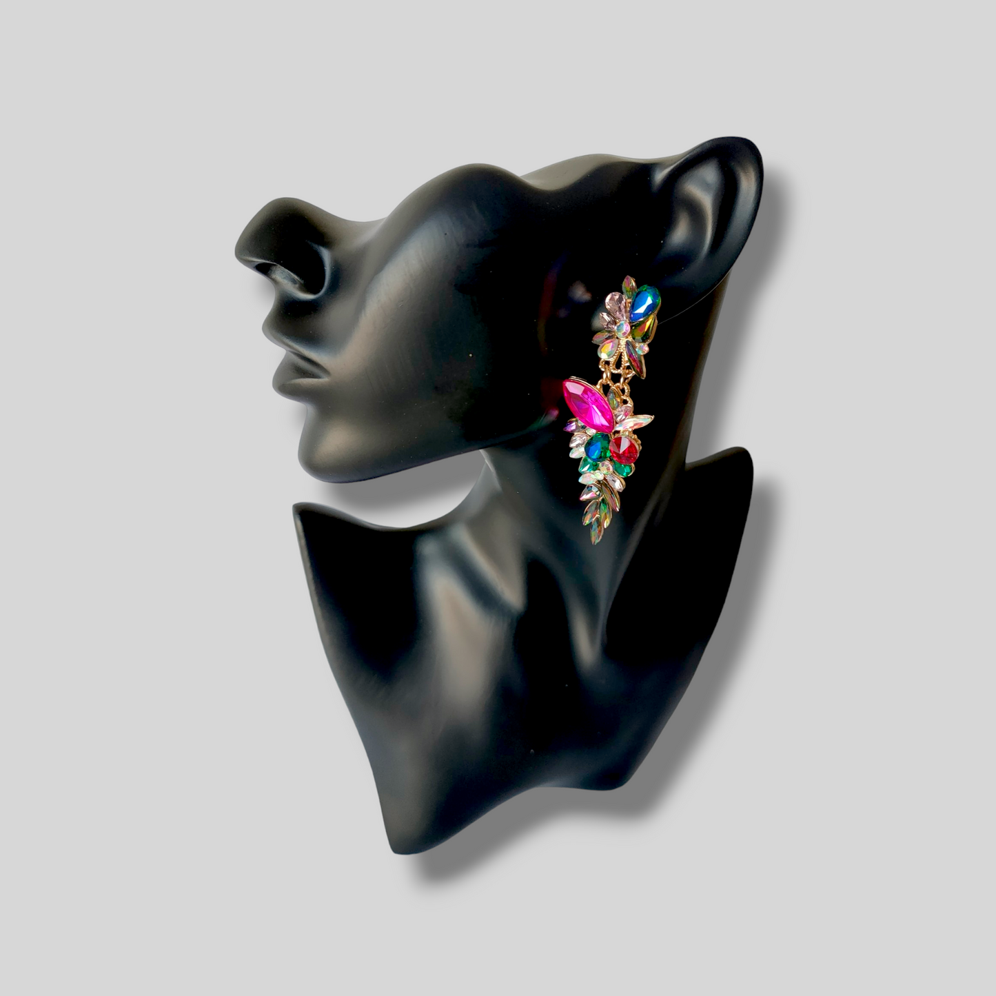 BLOOM Multicolour Chandelier Statement Earrings