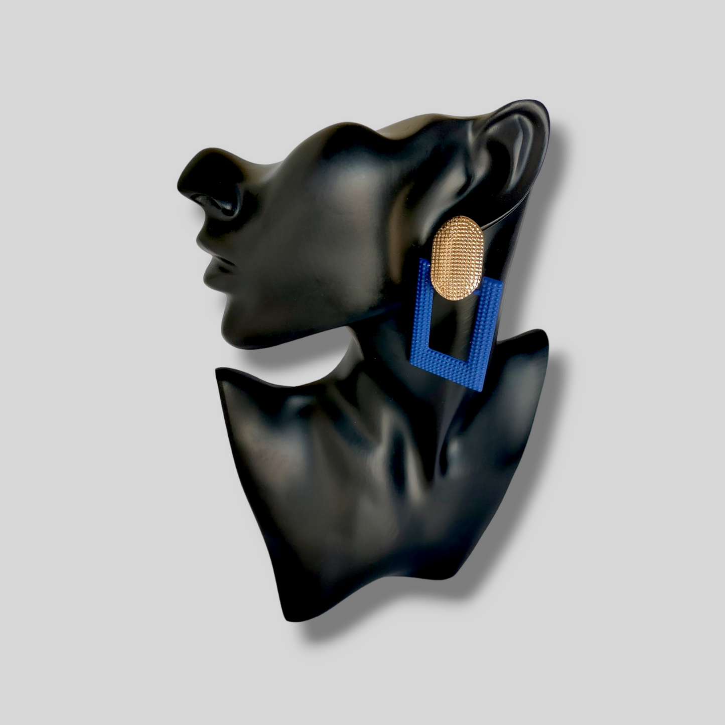 ASH Blue/Gold Drop Earrings