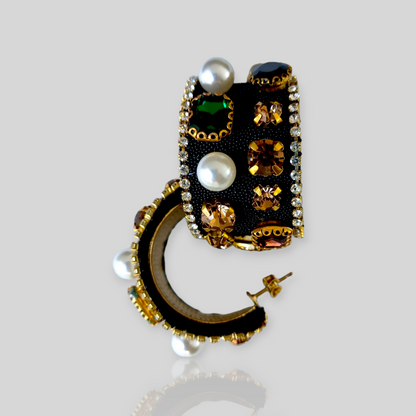 GROVE Black Fashion Earrings