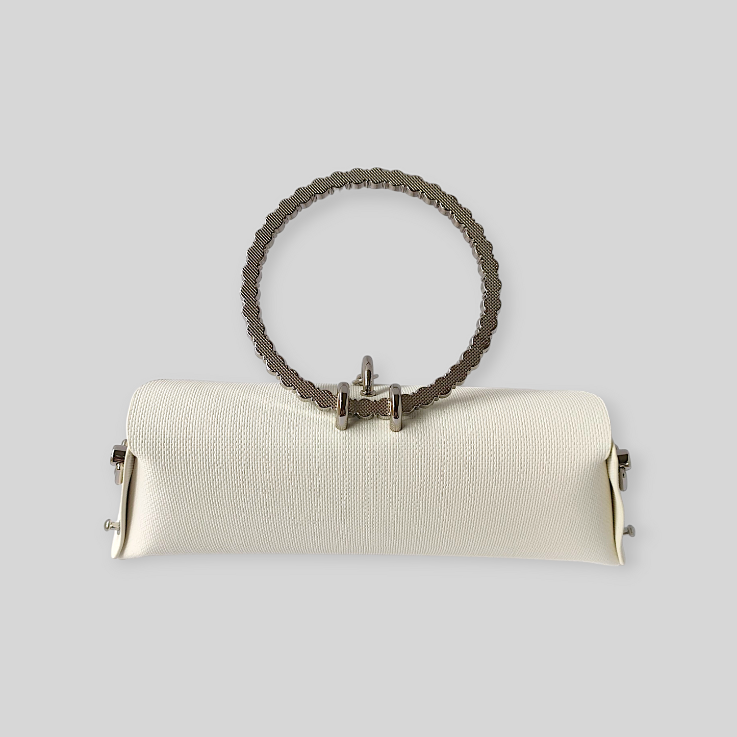 VOGUE White Leather Evening Bag