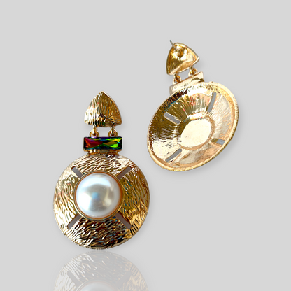 STORM Gold Drop Earrings