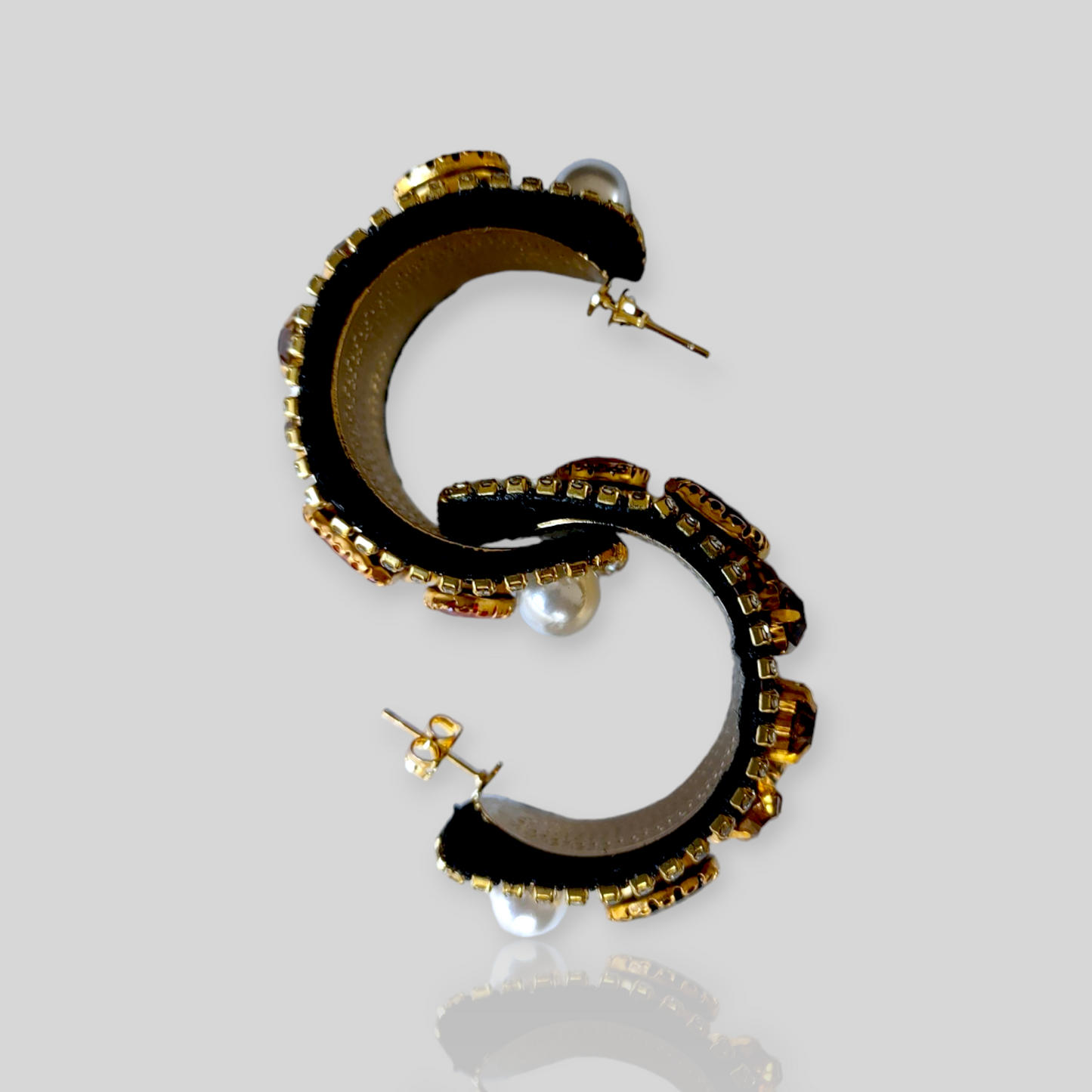 GROVE Black Fashion Earrings