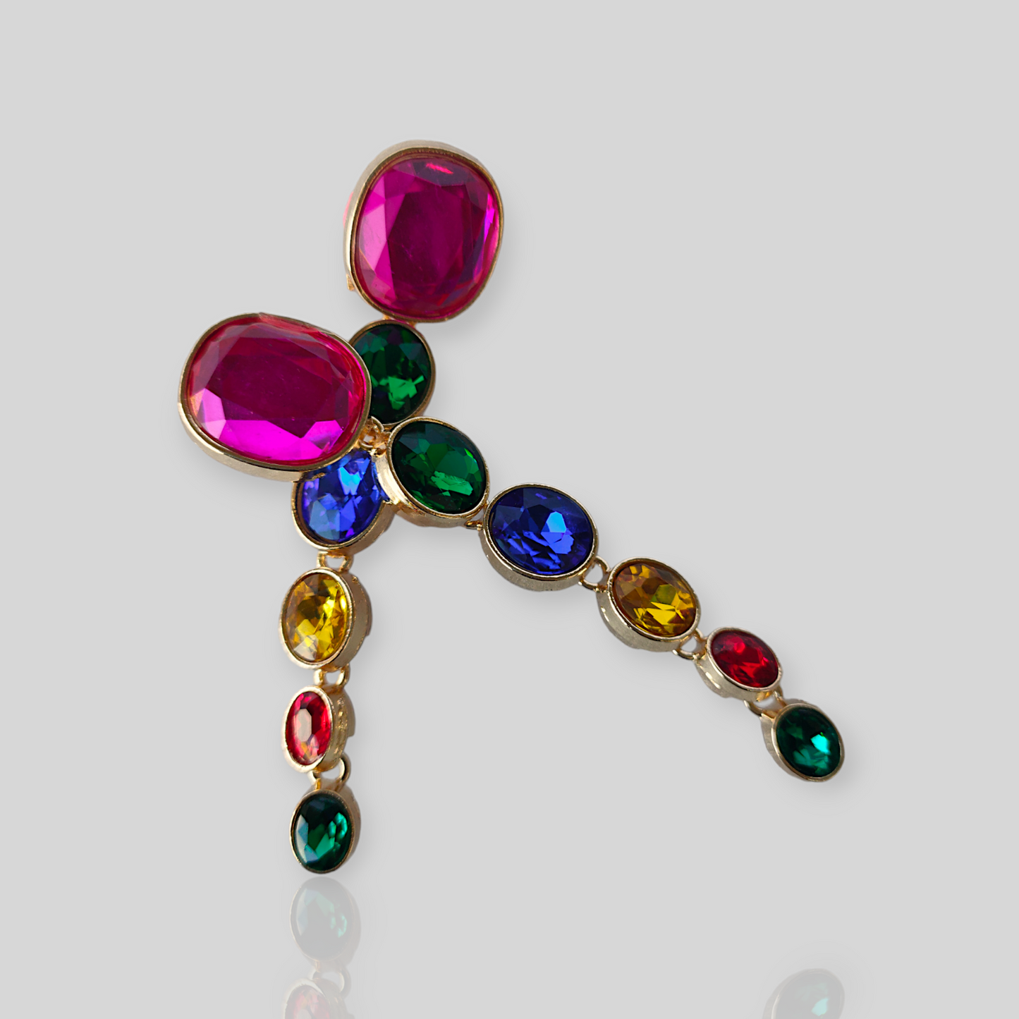 MISTY Multicolour Drop Statement Earrings