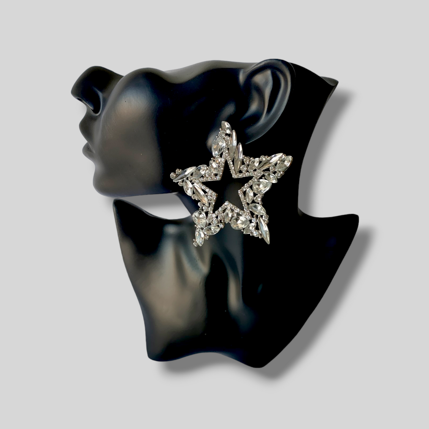 STARGIRL Silver Bold Statement Earrings