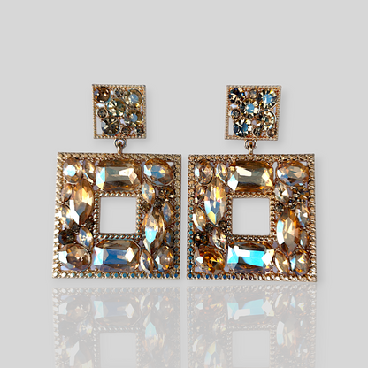 SPARROW Gold Chandelier Earrings