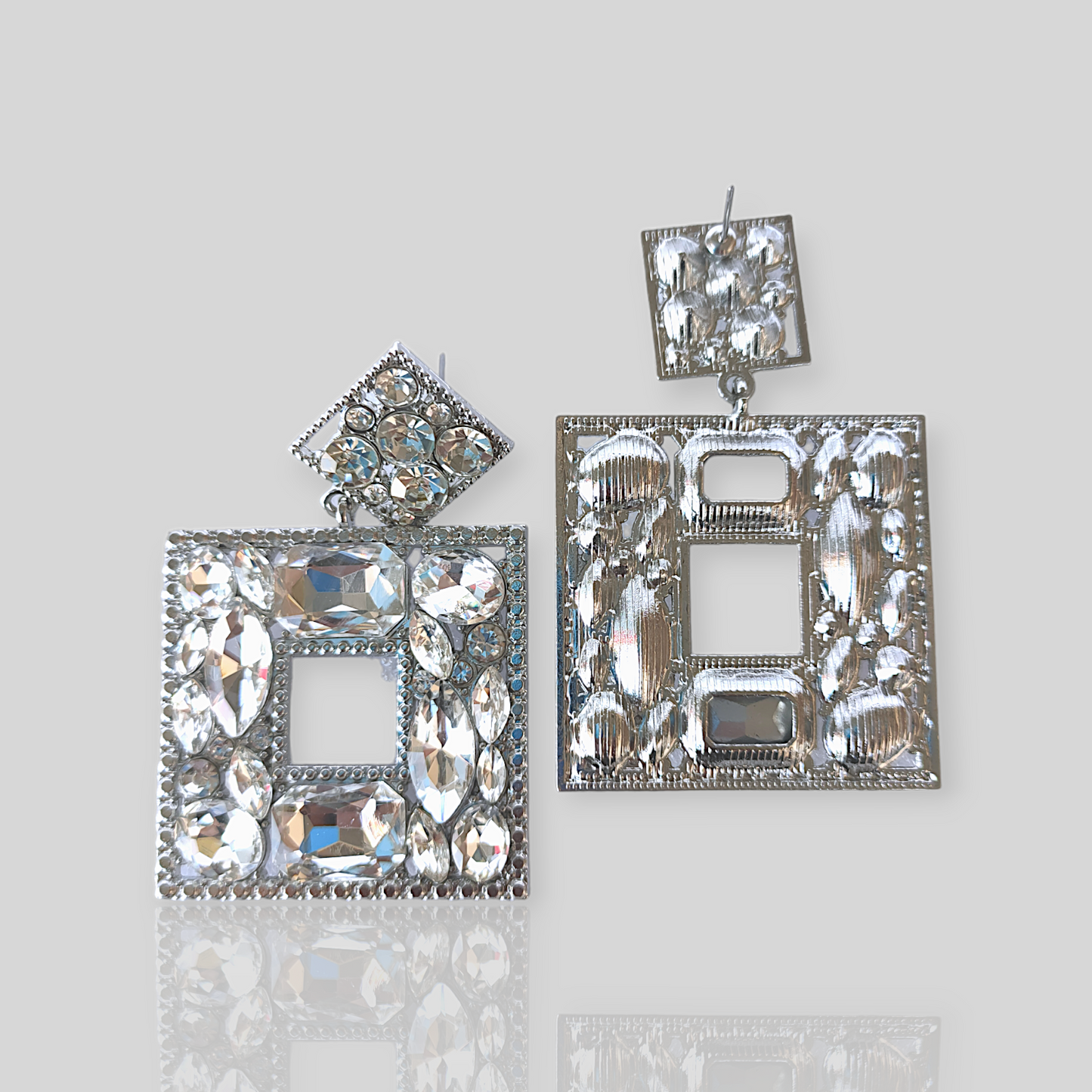 SPARROW Silver Chandelier Earrings