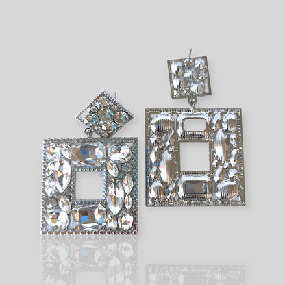 SPARROW Silver Chandelier Earrings