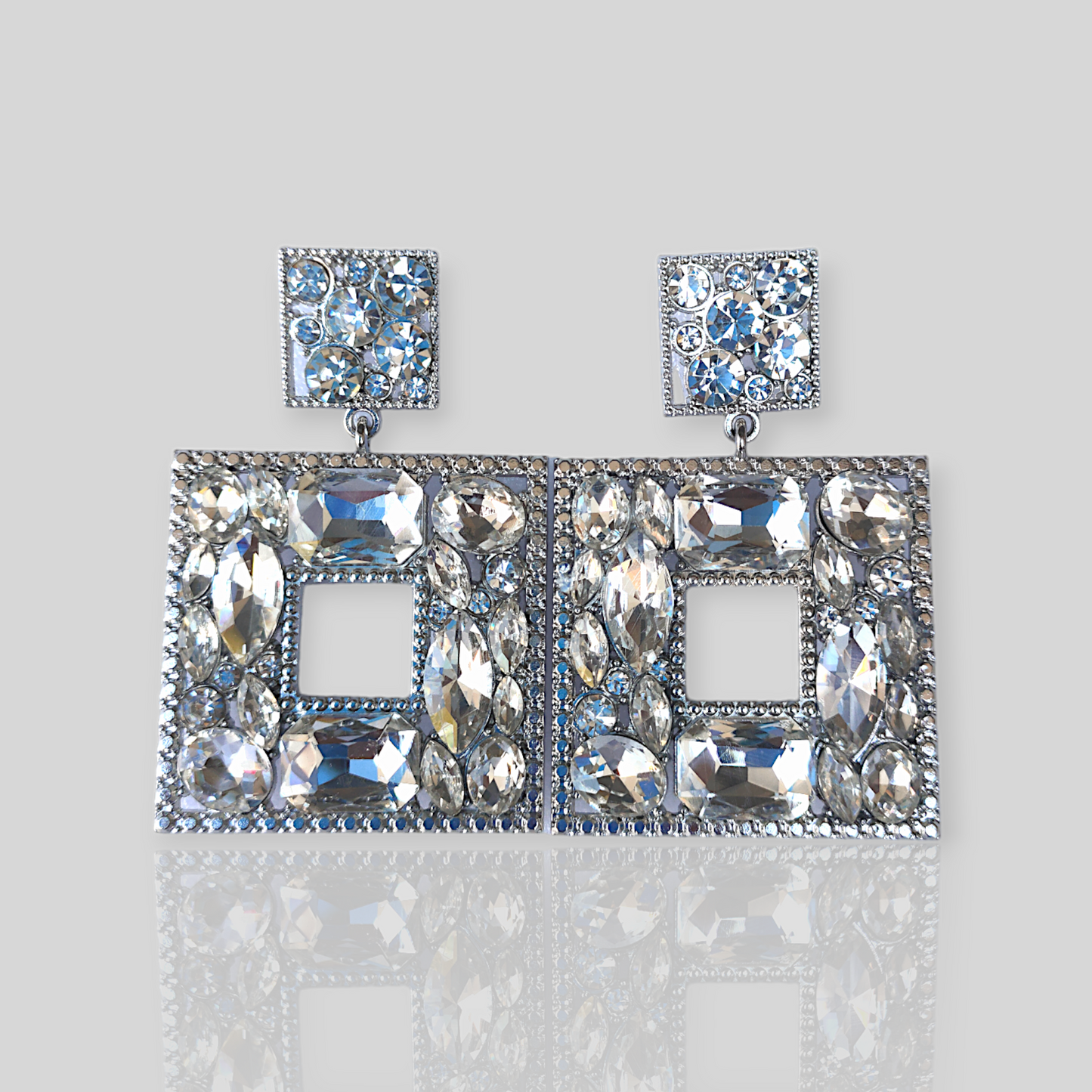 SPARROW Silver Chandelier Earrings