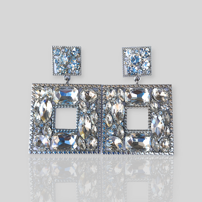 SPARROW Silver Chandelier Earrings