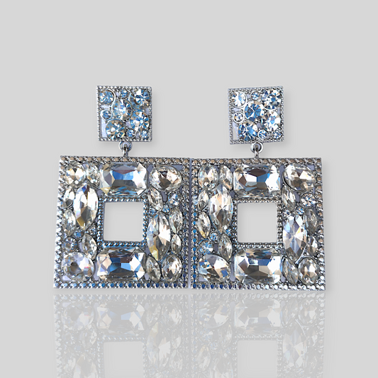 SPARROW Silver Chandelier Earrings