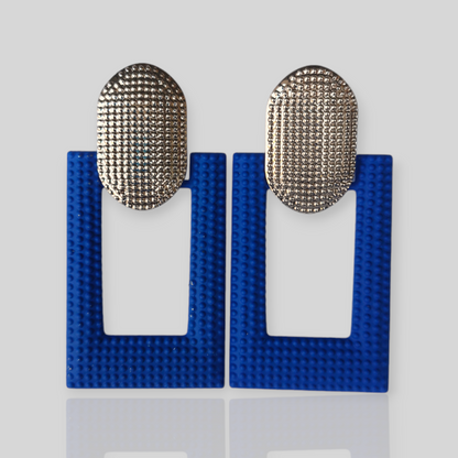 ASH Blue/Gold Drop Earrings