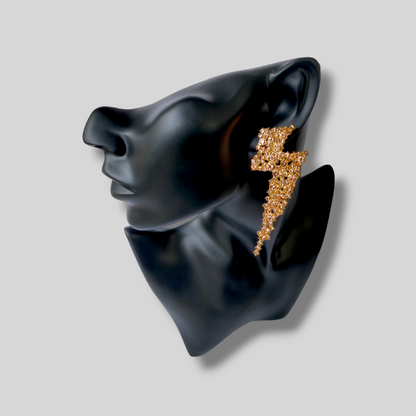 SPARKS Gold Statement Earrings