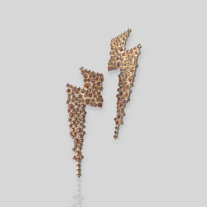 SPARKS Gold Statement Earrings