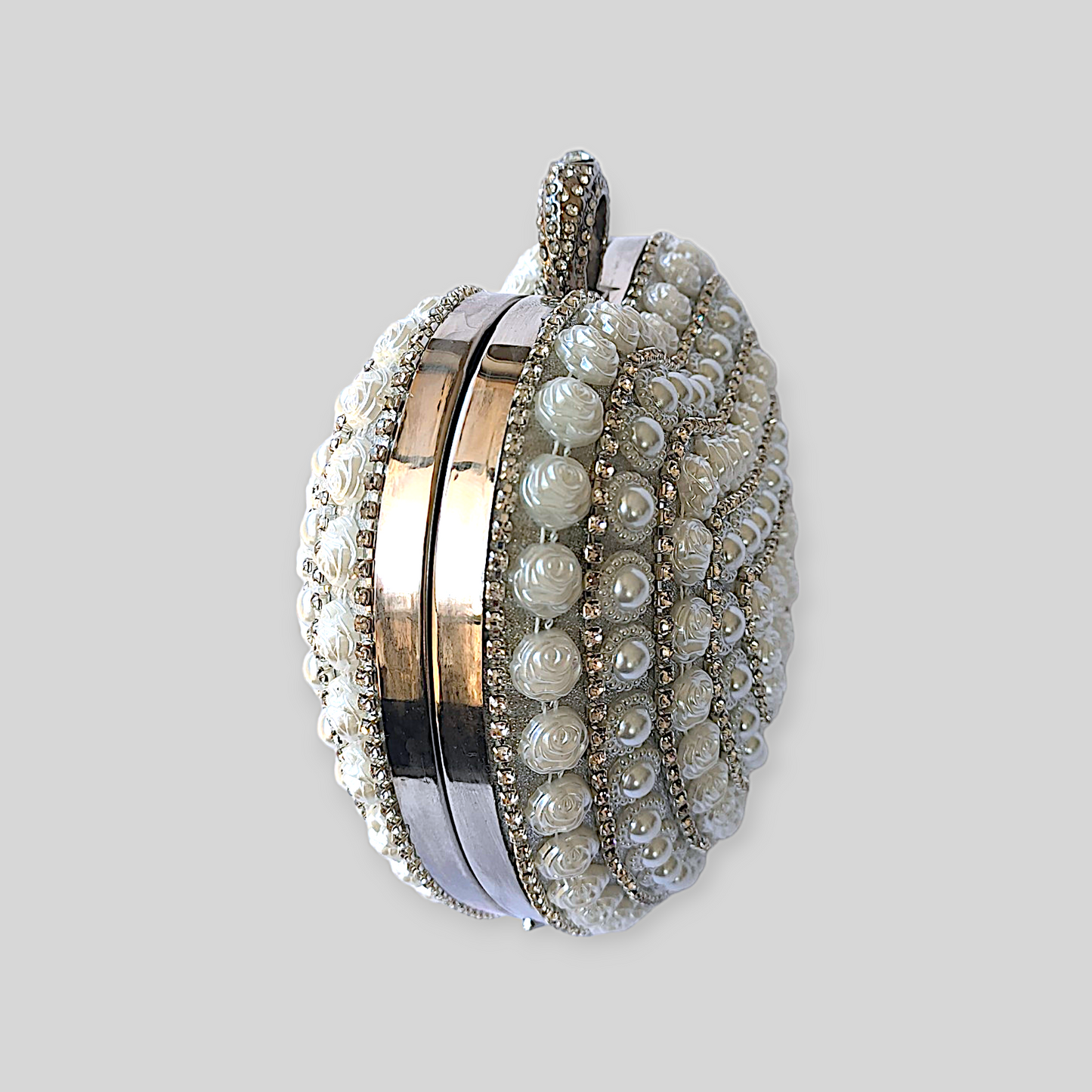 PRISTINE White Pearl Clutch