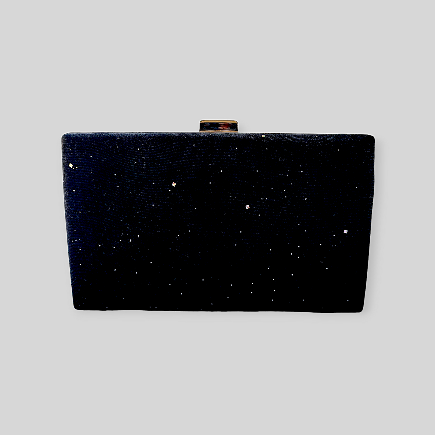 CHARM Black Velvet Clutch