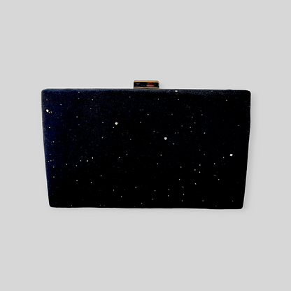 CHARM Black Velvet Clutch