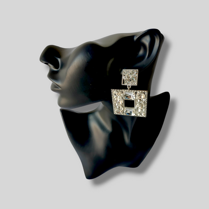 SPARROW Silver Chandelier Earrings