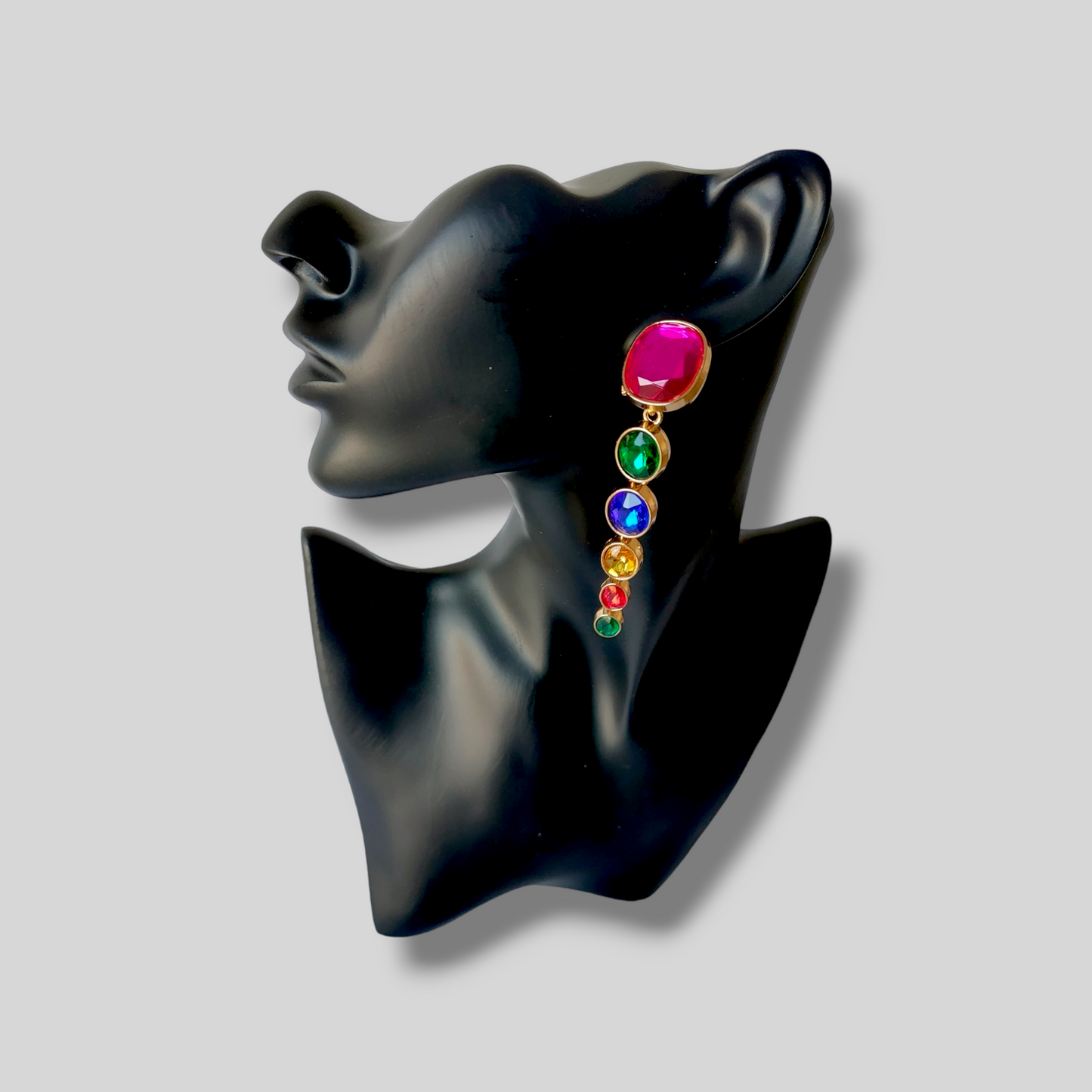 MISTY Multicolour Drop Statement Earrings