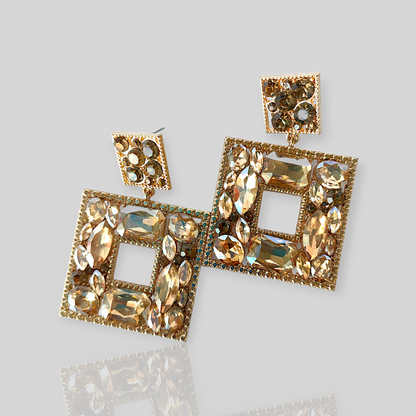 SPARROW Gold Chandelier Earrings