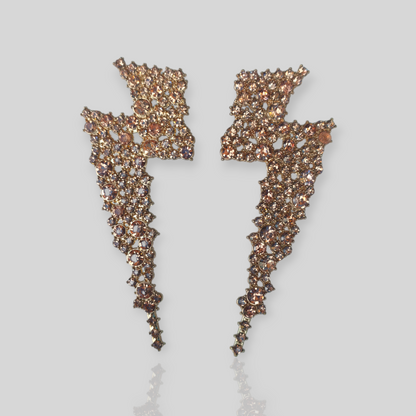 SPARKS Gold Statement Earrings