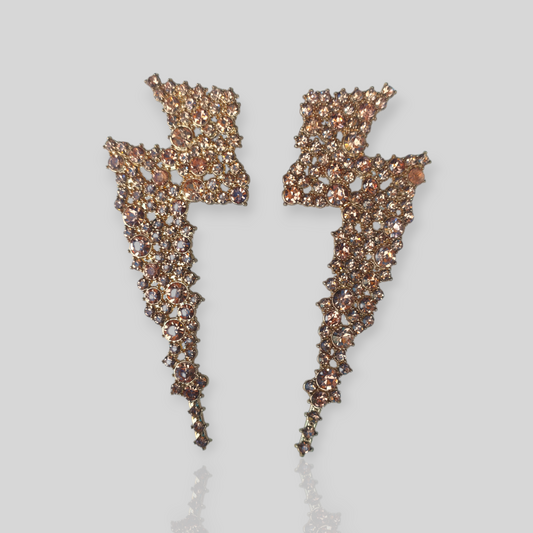 SPARKS Gold Statement Earrings