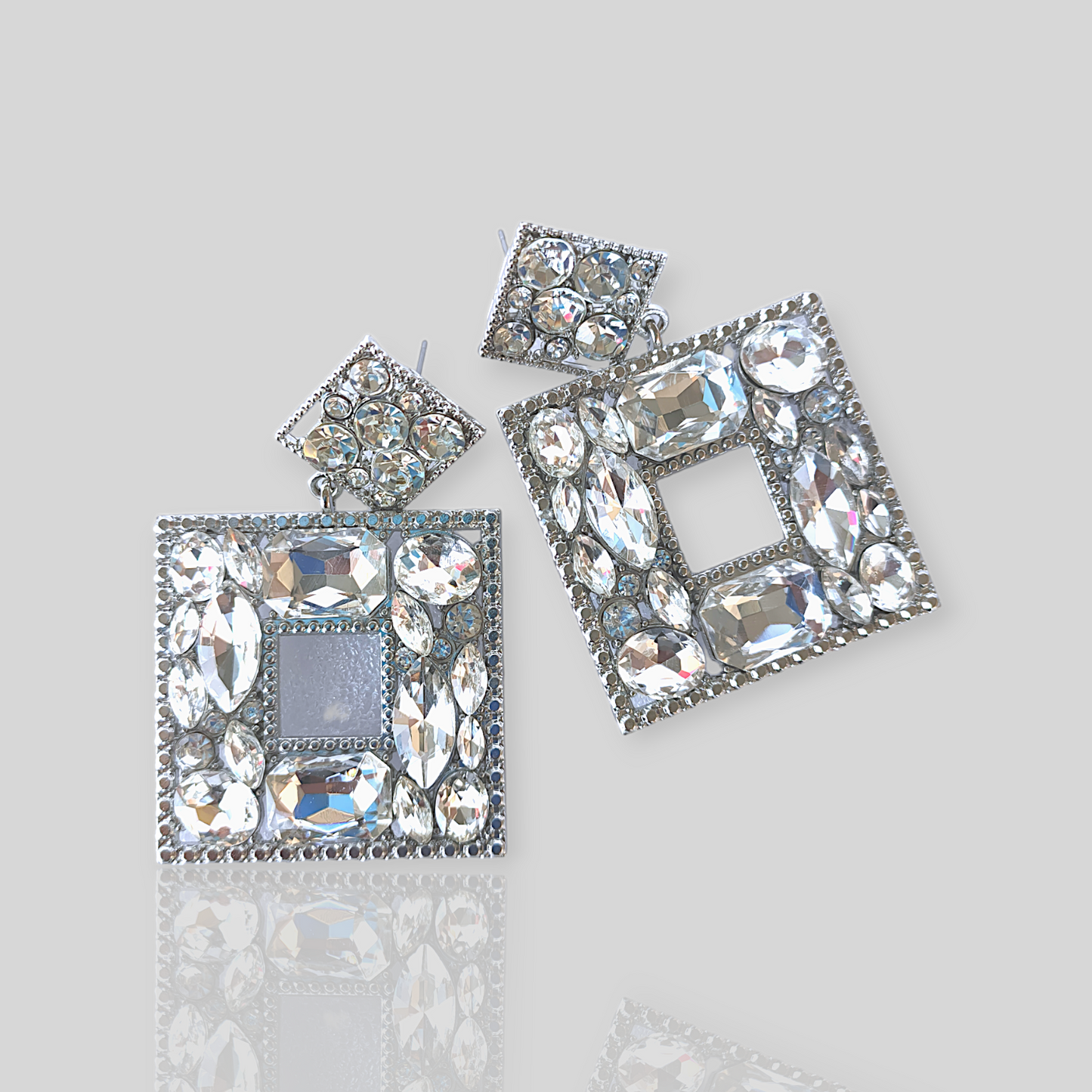 SPARROW Silver Chandelier Earrings