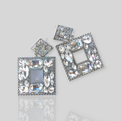 SPARROW Silver Chandelier Earrings