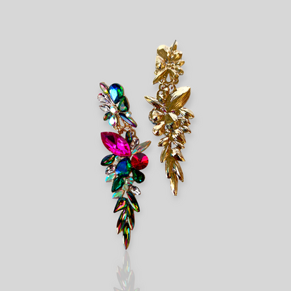 BLOOM Multicolour Chandelier Statement Earrings